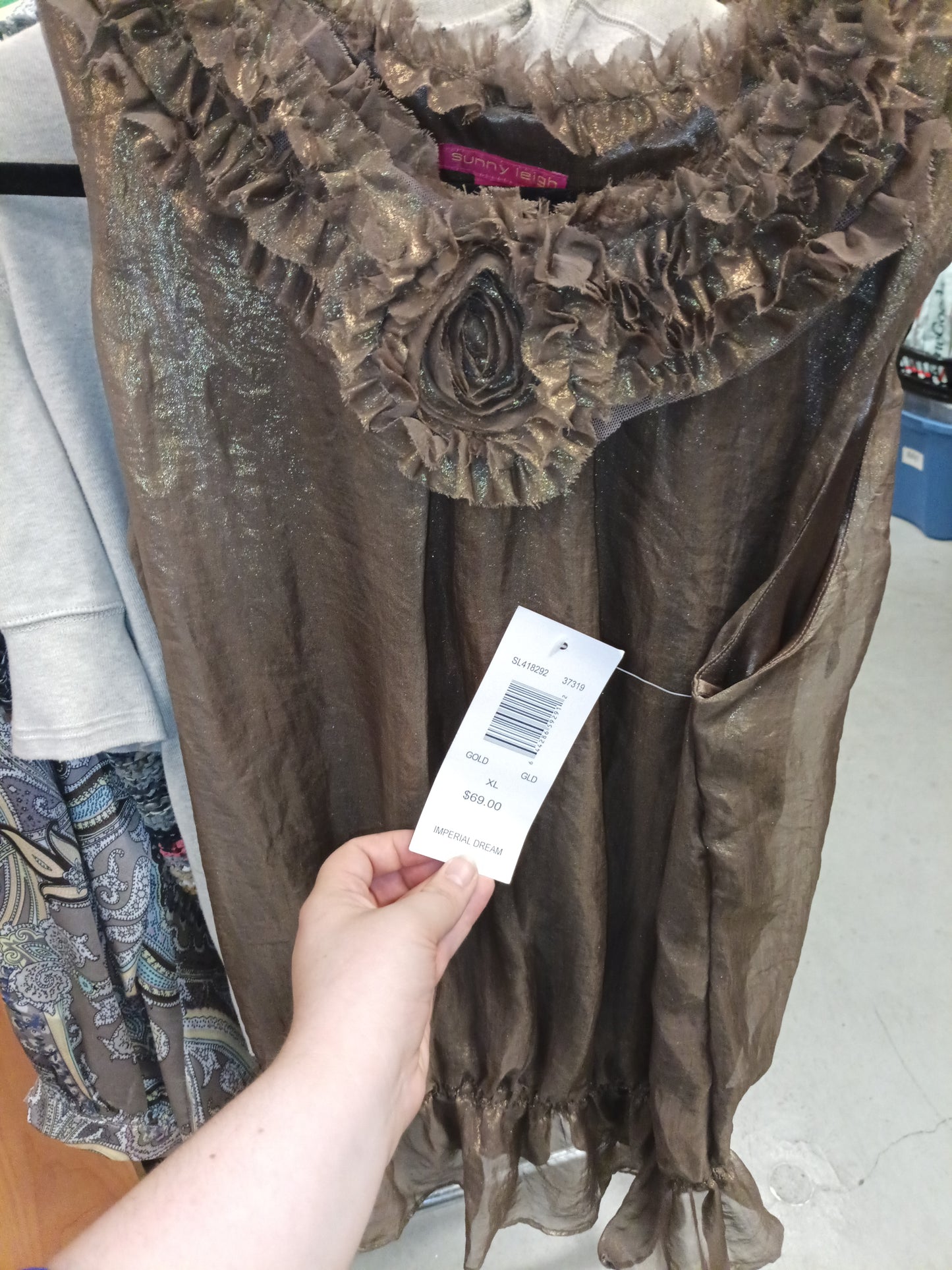 New With Tags  Sunny Leigh Blouse Imperial Dream