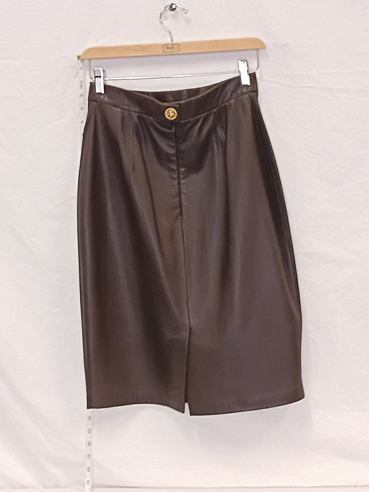 St John Leather Skirt