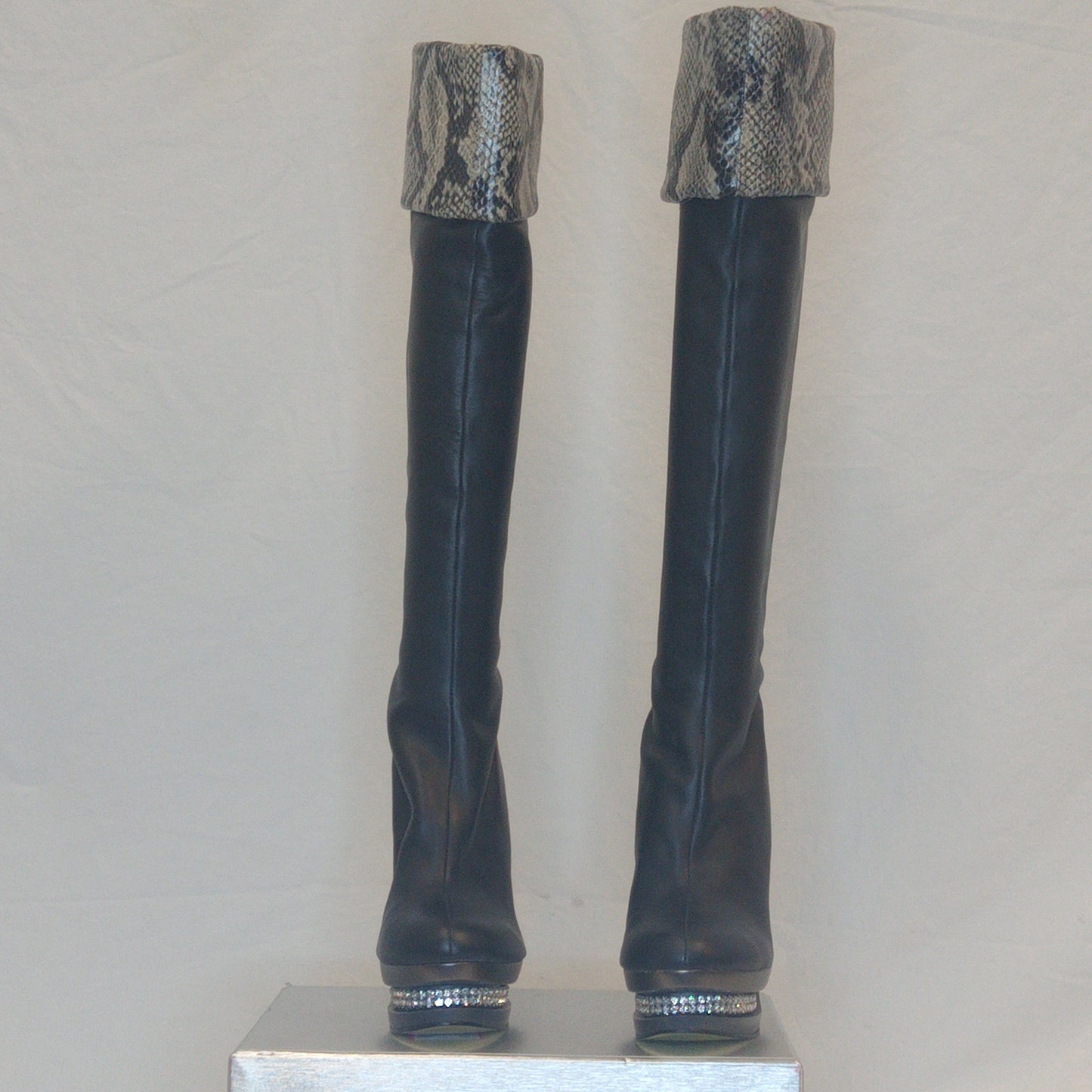 Platform Heel Boots