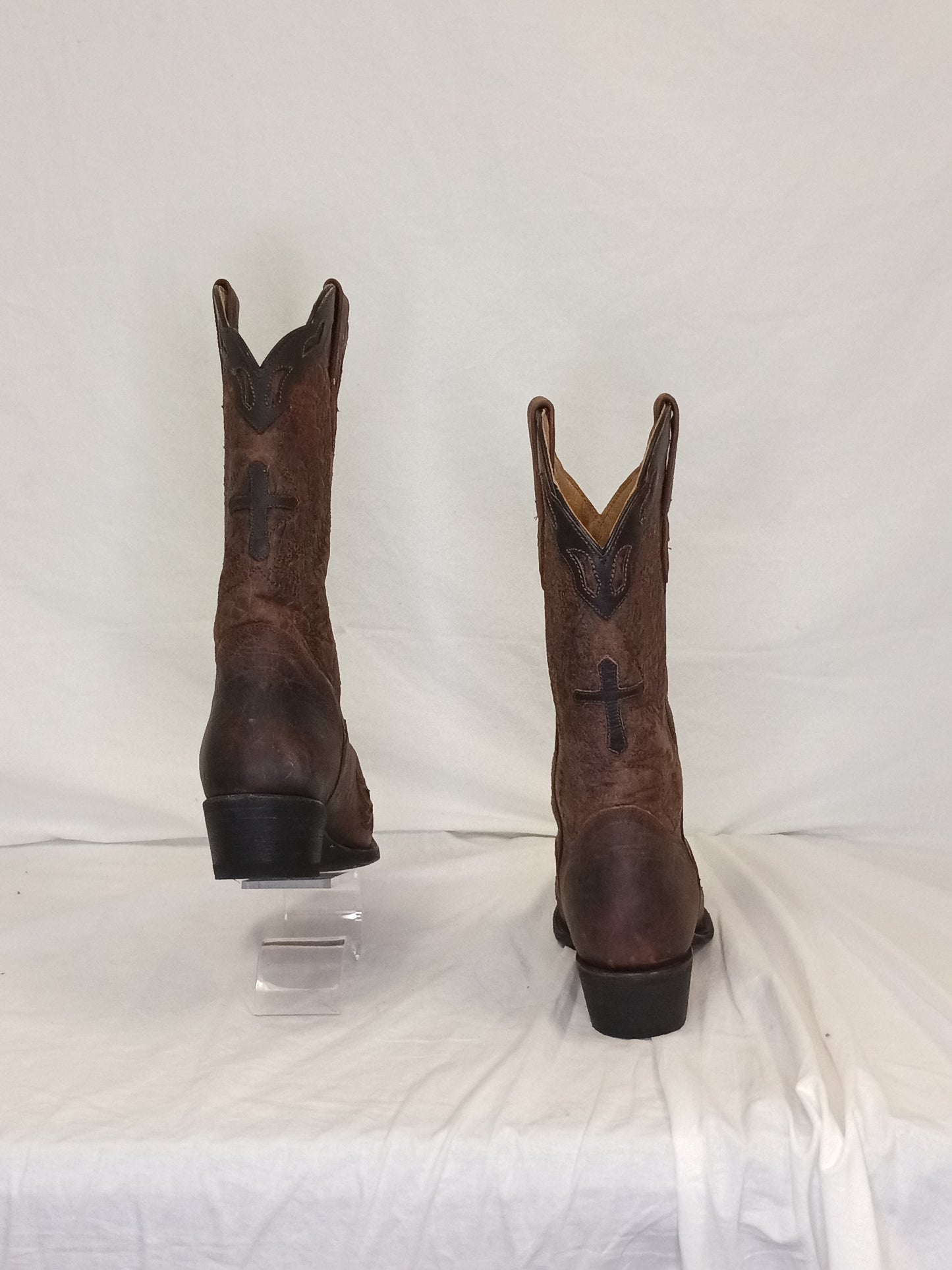JB Dillon Winged Cross Cowgirl Boots