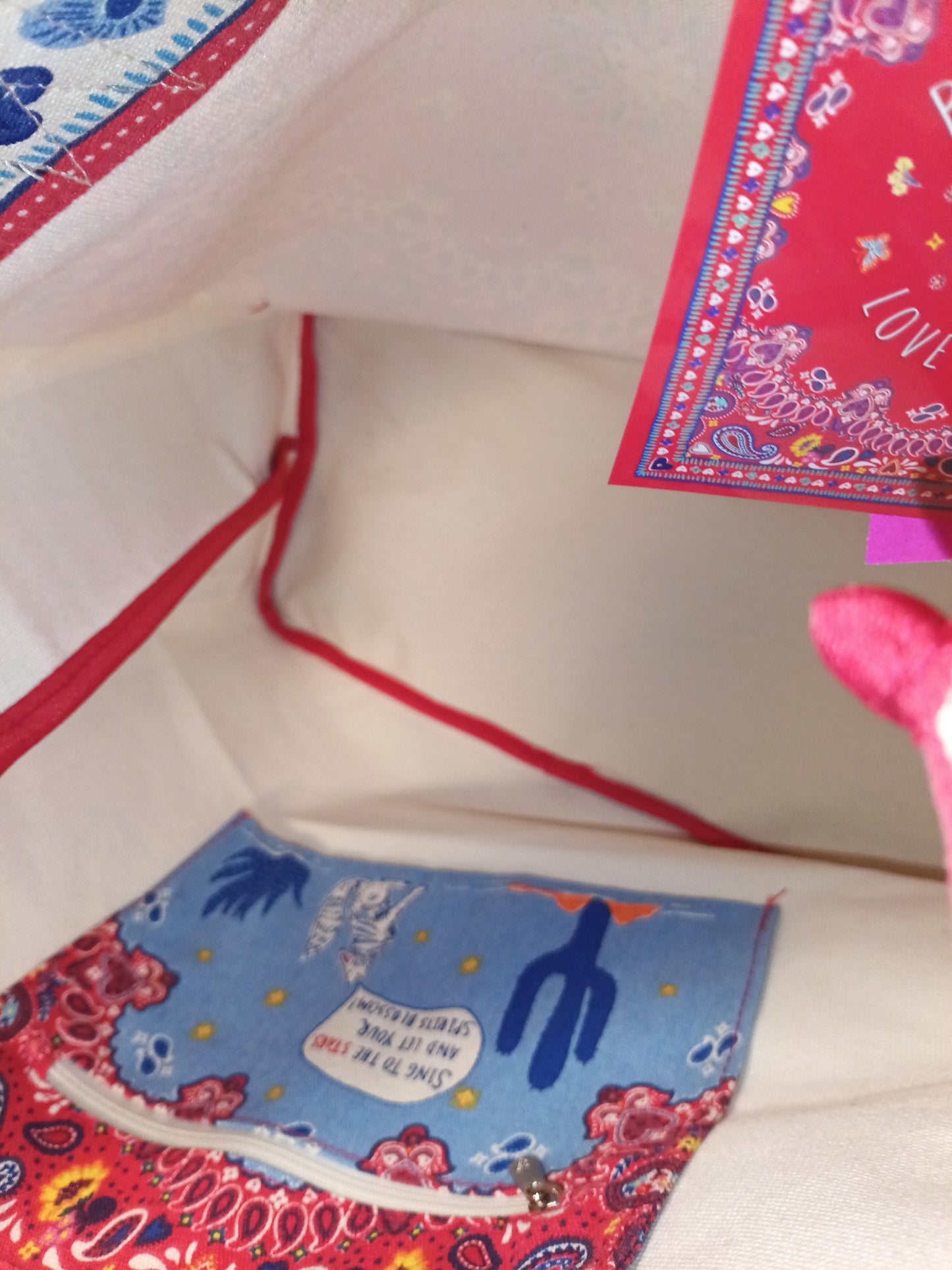 New With Tags Brighton Bandana Love Tote
